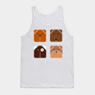 Squared dogs Tank Top